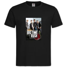 TBig Time Rush Theme -shirt with Print Big Time Rush Theme - 2XL black