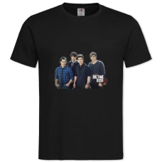 TBig Time Rush Main Heroes Print -shirt with Print Big Time Rush Main Heroes Print - 2XL black