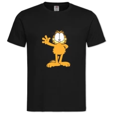 TGarfield Cute Cat -shirt with Print Garfield Cute Cat - 2XL black