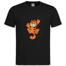 TGarfield Scratch Cat -shirt with Print Garfield Scratch Cat - 2XL black