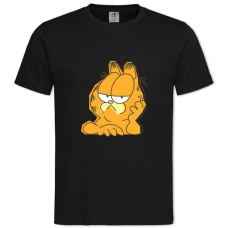TGarfield Cat -shirt with Print Garfield Cat - 2XL black