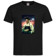 TBreaking Bad Walter White Cosmo Print -shirt with Print Breaking Bad Walter White Cosmo Print - 2XL black