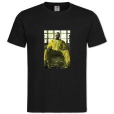 TBreaking Bad Walter White Hero -shirt with Print Breaking Bad Walter White Hero - 2XL black