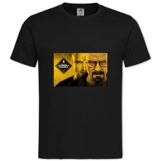 TBreaking Bad Main Heroes Print -shirt with Print Breaking Bad Main Heroes Print - 2XL black