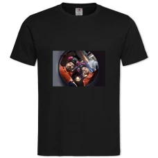 TBreaking Bad Main Heroes Version -shirt with Print Breaking Bad Main Heroes Version - 2XL black