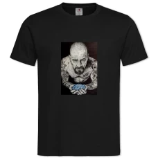 TBreaking Bad Art Walter White -shirt with Print Breaking Bad Art Walter White - 2XL black