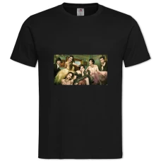 Футболка с принтом Девушки Герои - 2XL черная