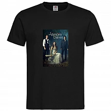 TThe Vampire Diaries Heroes -shirt with Print The Vampire Diaries Heroes - 2XL black