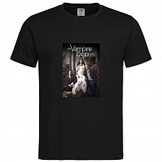 TThe Vampire Diaries Main Heroes -shirt with Print The Vampire Diaries Main Heroes - 2XL black