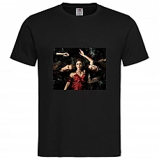 TThe Vampire Diaries Main Characters -shirt with Print The Vampire Diaries Main Characters - 2XL black