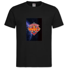 TDoctor Who Big Logo -shirt with Print Doctor Who Big Logo - 2XL black
