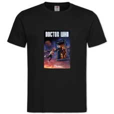 TDoctor Who Theme -shirt with Print Doctor Who Theme - 2XL black