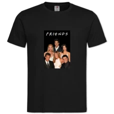 TFriends Thematical Print -shirt with Print Friends Thematical Print - 2XL black