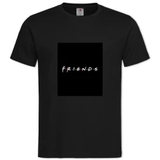 TFriends Main Logo -shirt with Print Friends Main Logo - 2XL black