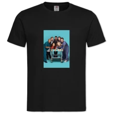 TScrubs Heroes -shirt with Print Scrubs Heroes - 2XL black