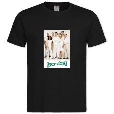 TScrubs Heroes Logo -shirt with Print Scrubs Heroes Logo - 2XL black