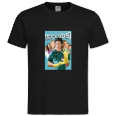 TScrubs Main Theme -shirt with Print Scrubs Main Theme - 2XL black
