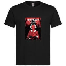 TChilling Adventures Of Sabrina Art -shirt with Print Chilling Adventures Of Sabrina Art - 2XL black
