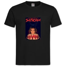 TChilling Adventures Of Sabrina Theme -shirt with Print Chilling Adventures Of Sabrina Theme - 2XL black
