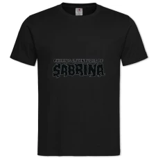 TChilling Adventures Of Sabrina Logo -shirt with Print Chilling Adventures Of Sabrina Logo - 2XL black