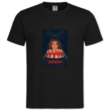 TChilling Adventures Of Sabrina Print -shirt with Print Chilling Adventures Of Sabrina Print - 2XL black