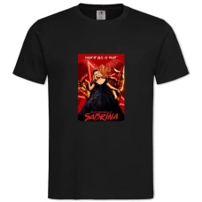 TChilling Adventures Of Sabrina Hero -shirt with Print Chilling Adventures Of Sabrina Hero - 2XL black