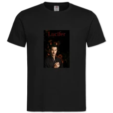 TLucifer Hero -shirt with Print Lucifer Hero - 2XL black