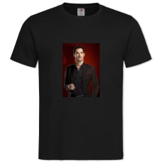 TLucifer Main Hero -shirt with Print Lucifer Main Hero - 2XL black