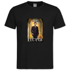TLucifer Main Hero Print -shirt with Print Lucifer Main Hero Print - 2XL black