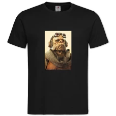 TThe Mandalorian Kuiil -shirt with Print The Mandalorian Kuiil - 2XL black