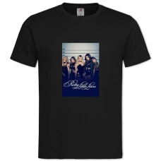 TPretty Little Liars Theme Print -shirt with Print Pretty Little Liars Theme Print - 2XL black