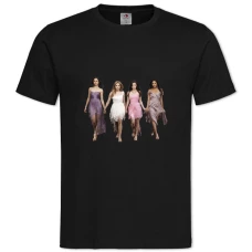 TPretty Little Liars Girls Heroes Print -shirt with Print Pretty Little Liars Girls Heroes Print - 2XL black