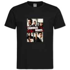 TCriminal Minds Theme -shirt with Print Criminal Minds Theme - 2XL black