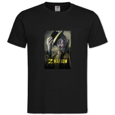 TZ Nation Alvin Murphy Hero Print -shirt with Print Z Nation Alvin Murphy Hero Print - 2XL black