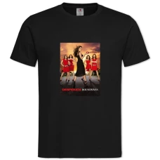 TDesperate Housewives Main Characters Print -shirt with Print Desperate Housewives Main Characters Print - 2XL black