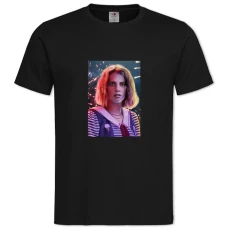 TStranger Things Robin Buckley -shirt with Print Stranger Things Robin Buckley - 2XL black