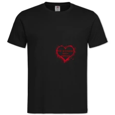 TValentine's Day Love Of My Life -shirt with Print Valentine's Day Love Of My Life - 2XL black
