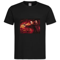 TSupernatural Main Heroes -shirt with Print Supernatural Main Heroes - 2XL black