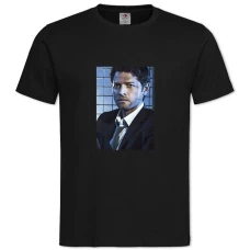 TSupernatural Castiel Angel -shirt with Print Supernatural Castiel Angel - 2XL black