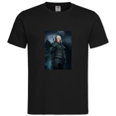 TThe Witcher Geralt 2 -shirt with Print The Witcher Geralt 2 - 2XL black
