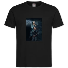 TThe Witcher Girls -shirt with Print The Witcher Girls - 2XL black