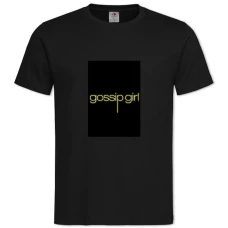 TGossip Girl Logo -shirt with Print Gossip Girl Logo - 2XL black