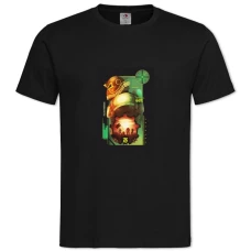 Футболка с принтом Фоллаут Вселенная - 2XL черная