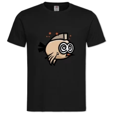 Футболка с принтом Флаппи Бёрд Гипнотическая Птица - 2XL черная