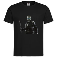 Футболка с принтом Халф Лайф Создание - 2XL черная