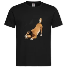 TCute Dog -shirt with Print Cute Dog - 2XL black