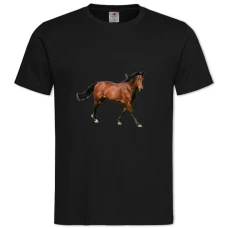 THorse Walks -shirt with Print Horse Walks - 2XL black