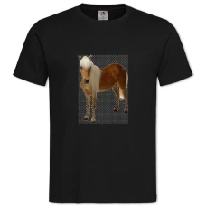 THors With Funny Mane -shirt with Print Hors With Funny Mane - 2XL black