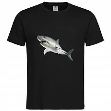 TWhite Shark -shirt with Print White Shark - 2XL black