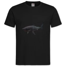 TEvil Shark -shirt with Print Evil Shark - 2XL black